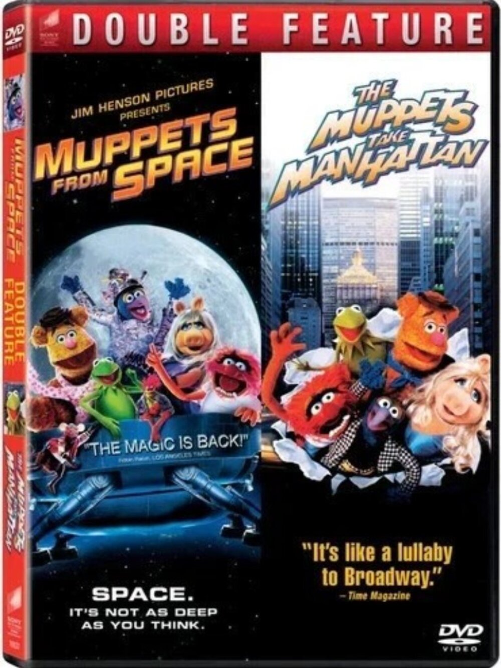 Muppets from Space / Muppets Take‎ Manhattan DVD Double Feature BRAND NEW/sealed